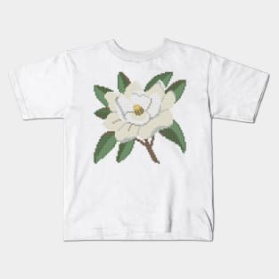 Louisiana Mississippi State Flower Magnolia Kids T-Shirt